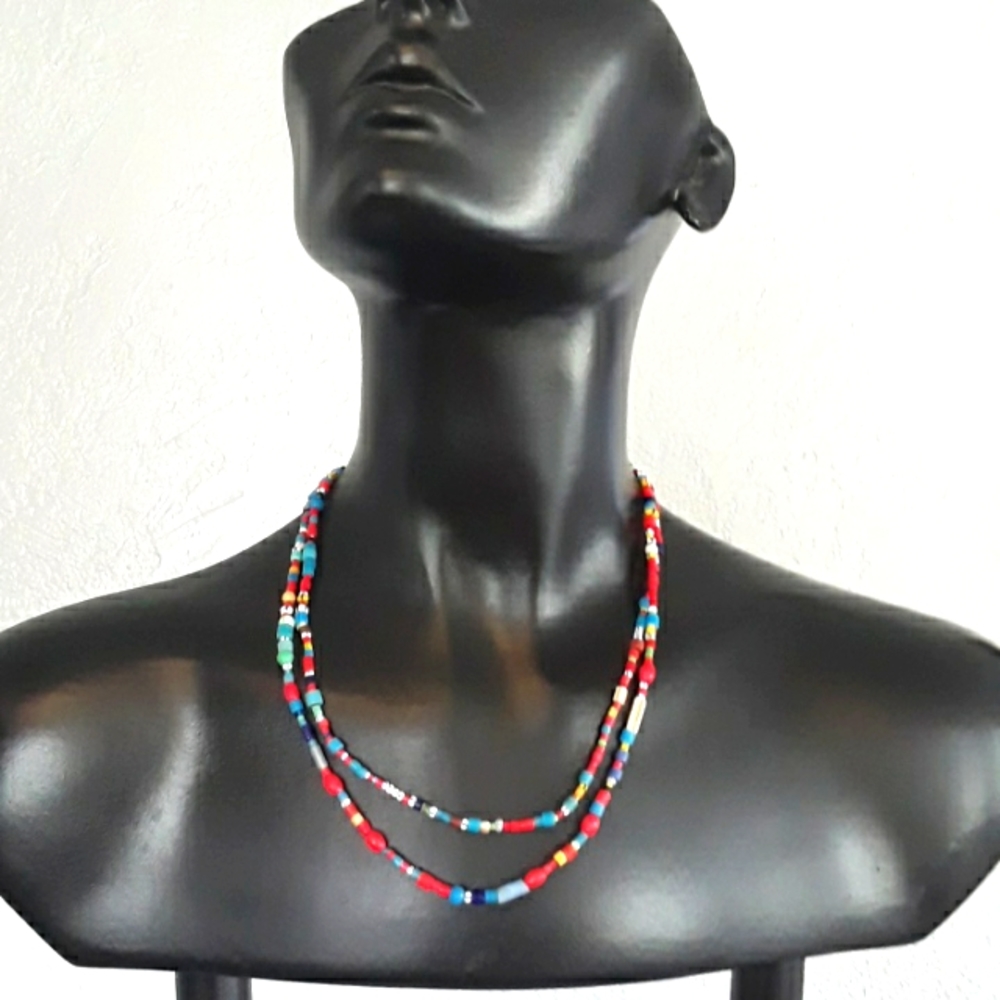 African beads 18 in Long